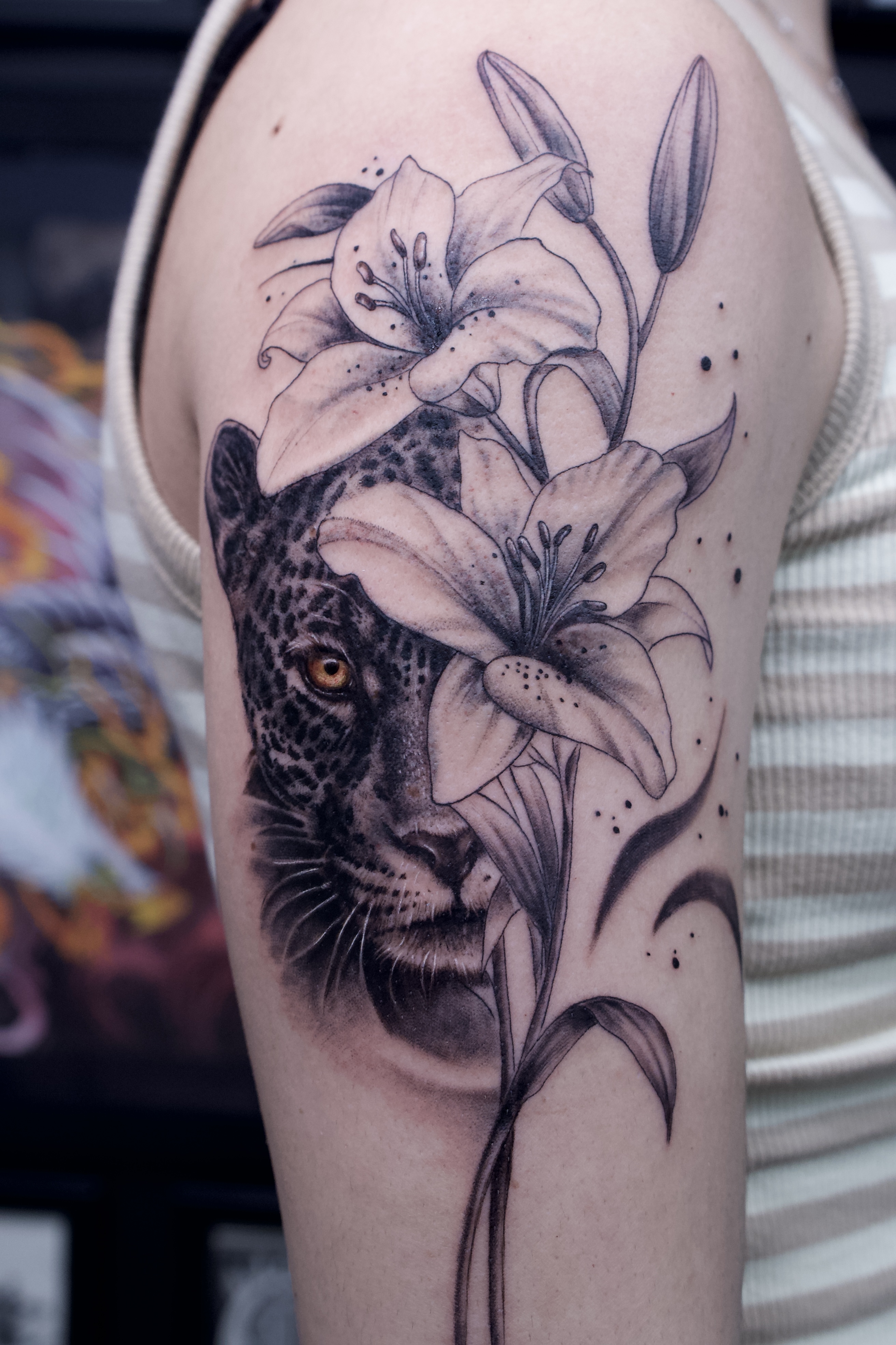 Fine line work — lavoro 4, Carlitos Junior Ink Roma
